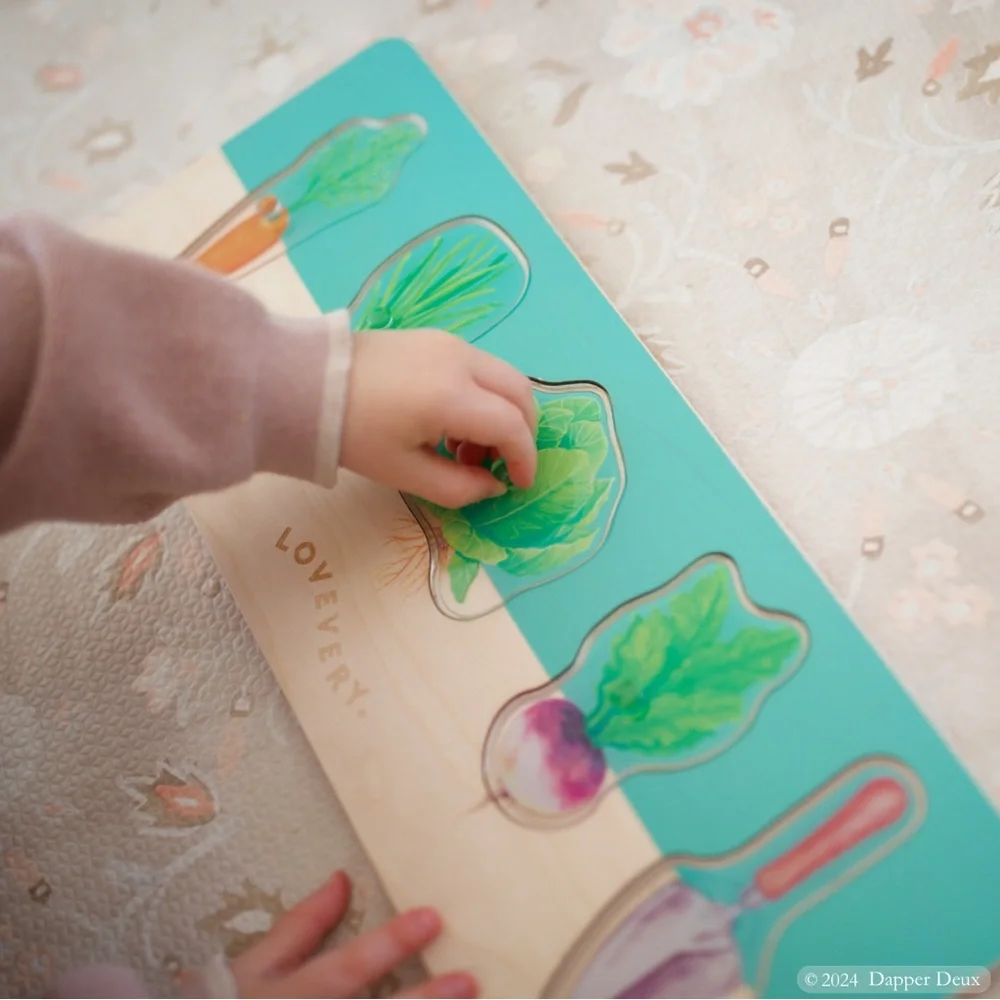 Lovevery | Community Garden Puzzle from Adventurer Play Kit months 16, 17, 18
